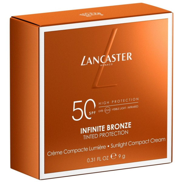 Lancaster Infinite Bronze Sunlight Compact Cream Powder SPF 50 bronzantas, 9 g