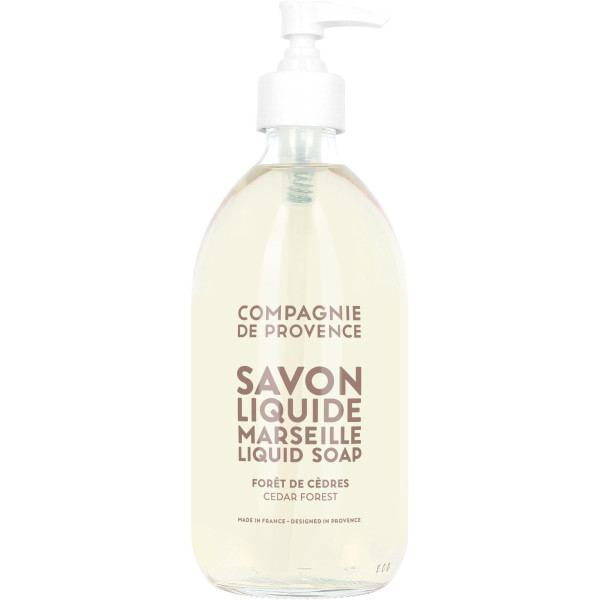 Compagnie De Provence Liquid Marseille Soap Cedar Forest skystas muilas, 495 ml