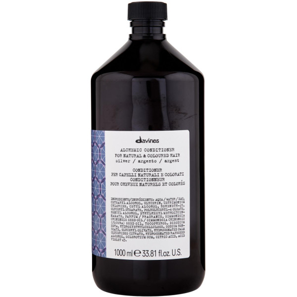 Davines ALCHEMIC Conditioner Silver dažantis kondicionierius platininėms blondinėms, 1000 ml Davines ALCHEMIC Conditioner Silver dažantis kondicionierius platininėms blondinėms, 1000 ml
