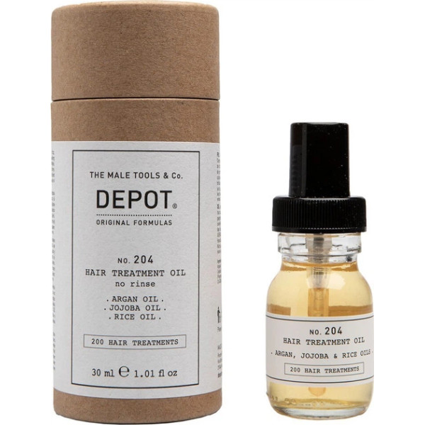 Depot No. 204 Hair Treatment Oil aliejus plaukams, 30 ml Depot No. 204 Hair Treatment Oil aliejus plaukams, 30 ml