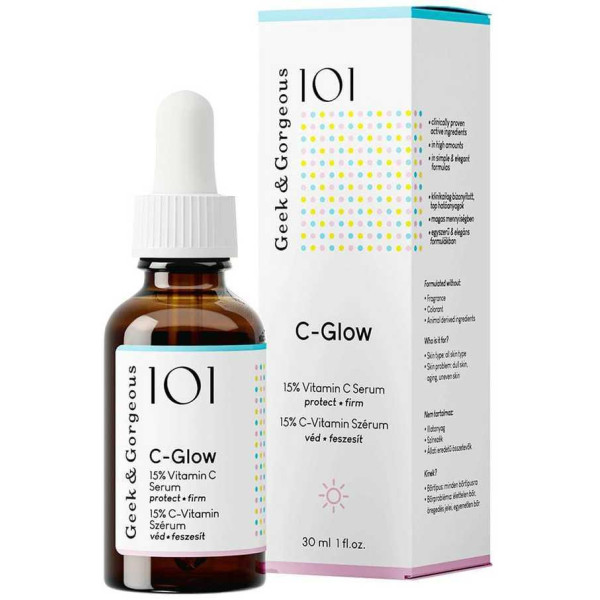 Geek & Gorgeous C-Glow Serum veido serumas, 30 ml Geek & Gorgeous C-Glow Serum veido serumas, 30 ml