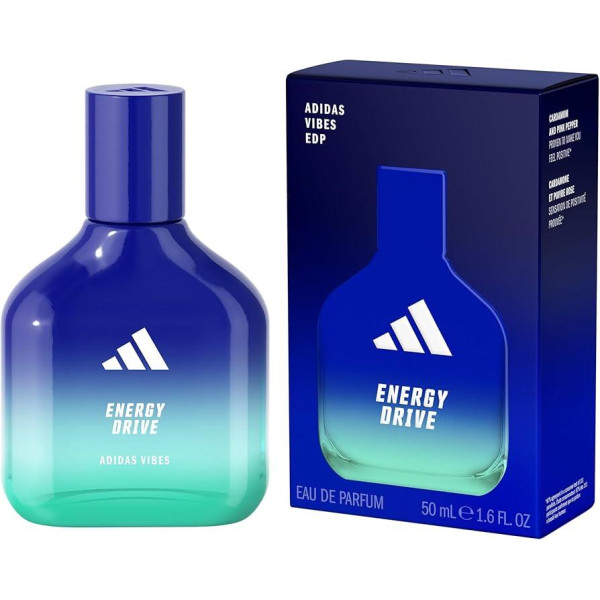 Adidas Vibes Energy Drive EDP parfumuotas vanduo unisex, 50 ml