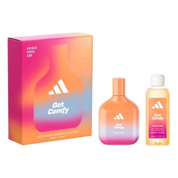 Adidas Vibes Get Comfy rinkinys unisex (EDP, 100 ml + dušo želė, 100 ml)