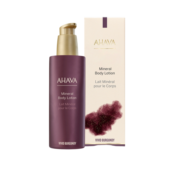 AHAVA Mineral Vivid Burgundy Body Lotion kūno losjonas, 250 ml