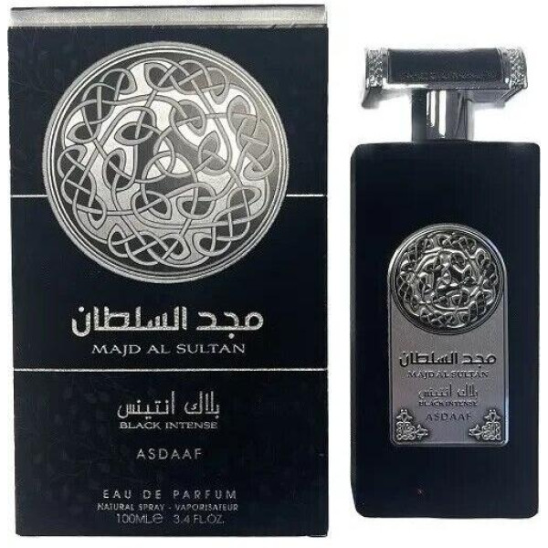 Asdaaf Majd Al Sultan Black Intense EDP parfumuotas vanduo vyrams, 100 ml