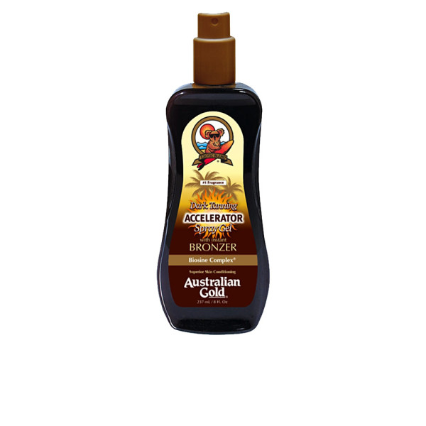 Australian Gold Accelerator Spray Gel įdegį skatinantis purškiamas gelis su bronzantais, 237 ml