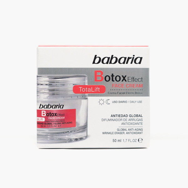 Babaria Botox Effect Crema Facial Totalift veido kremas, 50 ml