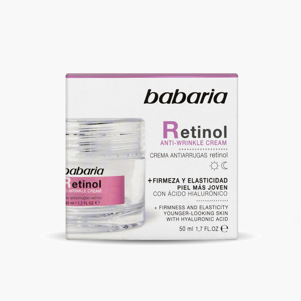 Babaria Retinol Anti-Wrinkle Cream veido kremas nuo raukšlių, 50 ml