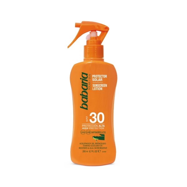 Babaria Sunscreen Spray SPF 30 apsauginis purškiklis nuo saulės, 200 ml