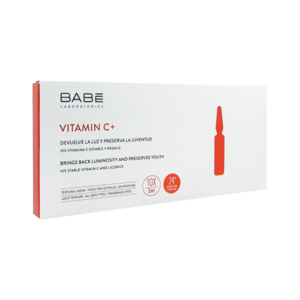Babe Vitamino C serumas ampulėse, 10 x 2 ml