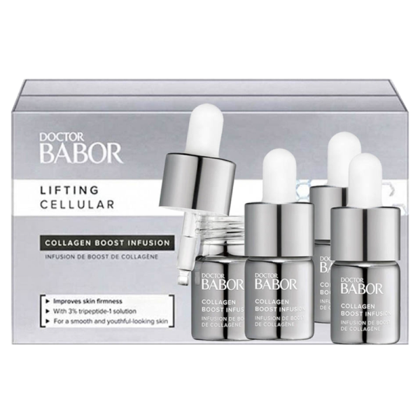 Babor Lifting Cellular Collagen Boost Infusion Set veido priežiūros koncentratas, 28 ml