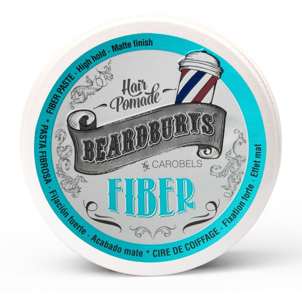 Beardburys Fiber Stiprios fiksacijos tankumo plaukui suteikianti pomada, 100 ml