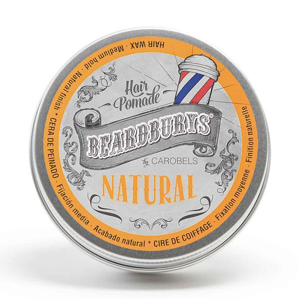 Beardburys Natural Vidutinės fiksacijos pomada kreminės konsistencijos, 100 ml