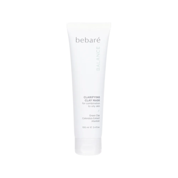 Bebaré Balance Clarifying Clay Mask valomoji molio kaukė, 200 ml