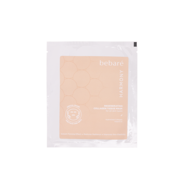 Bebaré Harmony Regenerating Collagen Tissue Mask regeneruojanti lakštinė kolageno kaukė, 23 ml