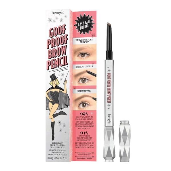 Benefit Goof Proof Brow Pencil antakių pieštukas, atspalvis: 2.5 Neutral Blonde, 0.34 g