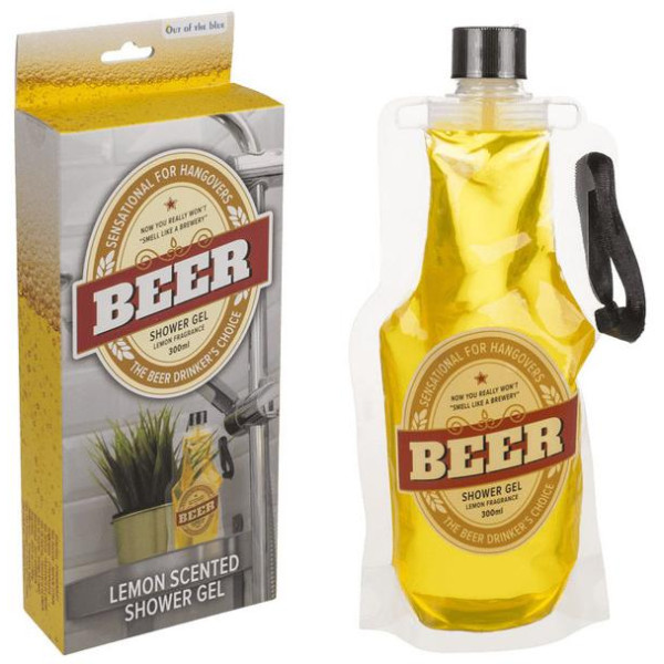 Bohemia Gifts BEER Lemon Scented Shower Gel - Citrinos kvapo dušo želė, 300 ml