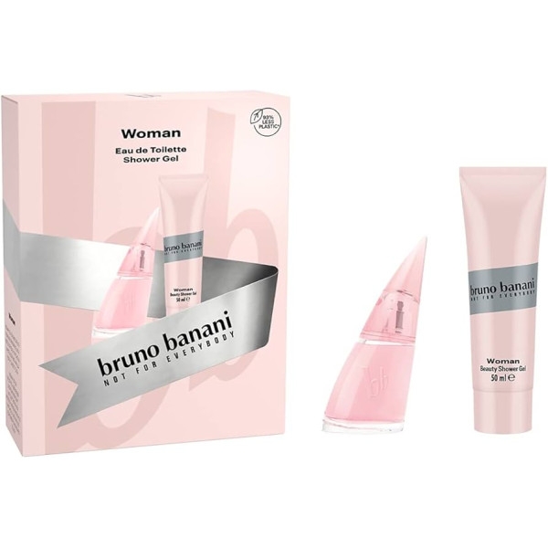 Bruno Banani Woman rinkinys moterims (EDT, 30 ml + dušo želė, 50 ml)