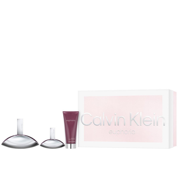 Calvin Klein Euphoria Eau de Parfum rinkinys moterims (EDP 100 ml + EDP 30 ml + Kūno losjonas 100 ml)