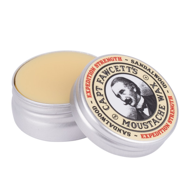 Captain Fawcett Expedition Strength Sandalwood Moustache Wax Ūsų vaškas, 15 ml