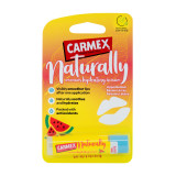 Carmex Naturally Lip Balm Watermelon drėkinantis lūpų balzamas arbūzų skonio, 4.25 g