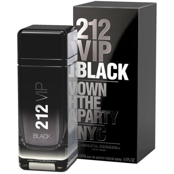 Carolina Herrera 212 VIP Black EDP parfumuotas vanduo vyrams, 200 ml