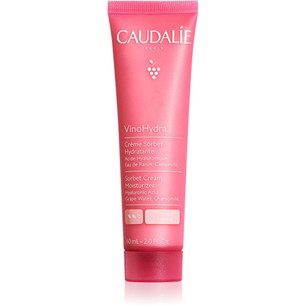 Caudalie VinoHydra Moisturizing Sorbet Cream drėkinamasis gelinis kremas jautriai odai, 60 ml