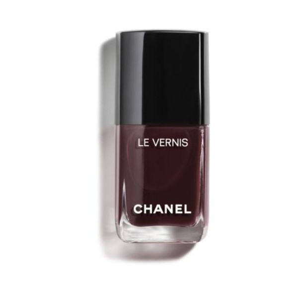 Chanel Le Vernis Longwear Nail Colour ilgai išliekantis nagų lakas, atspalvis: 155 - ROUGE NOIR, 13 ml