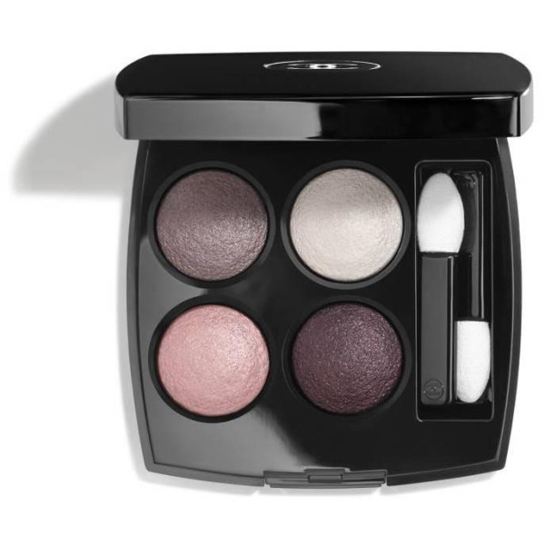 Chanel Les 4 Ombres Multi Effect Quadra Eyeshadow keturių spalvų akių šešėlių paletė, atspalvis: 202 - Tisse Camelia, 2 g