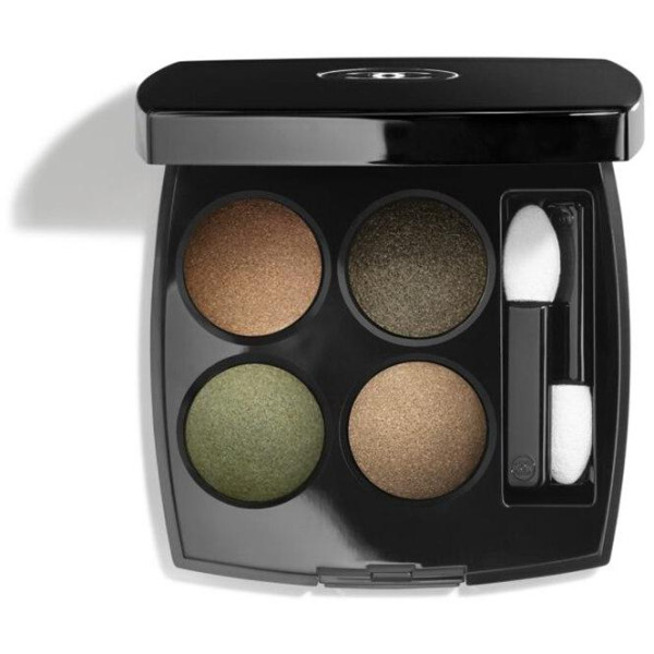 Chanel Les 4 Ombres Multi Effect Quadra Eyeshadow keturių spalvų akių šešėlių paletė, atspalvis: 318 - Blurry Green, 2 g