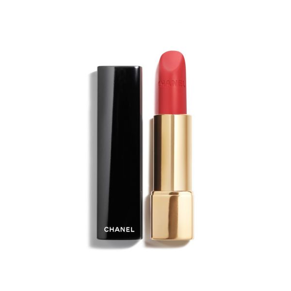 Chanel Rouge Allure Velvet Luminous Matte Lip Colour švytintys matiniai lūpų dažai, atspalvis: 47-Flamboyante, 3.5 g