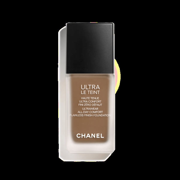 Chanel Ultra Le Teint Flawless Finish Fluid Foundation ilgai išliekanti tobulinanti kreminė pudra, matinis švytintis efektas, atspalvis: BR152, 30 ml
