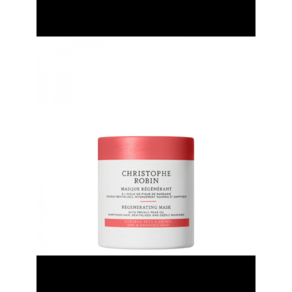 Christophe Robin REGENERATING MASK atkurianti plaukų kaukė su opuncijų aliejumi, 75 ml