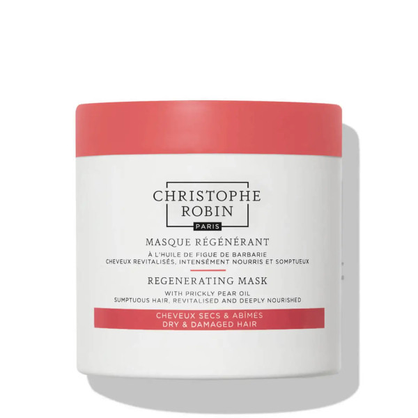 Christophe Robin REGENERATING Mask with Prickly Pear Oil atkurianti plaukų kaukė su opuncijų aliejumi, 250 ml