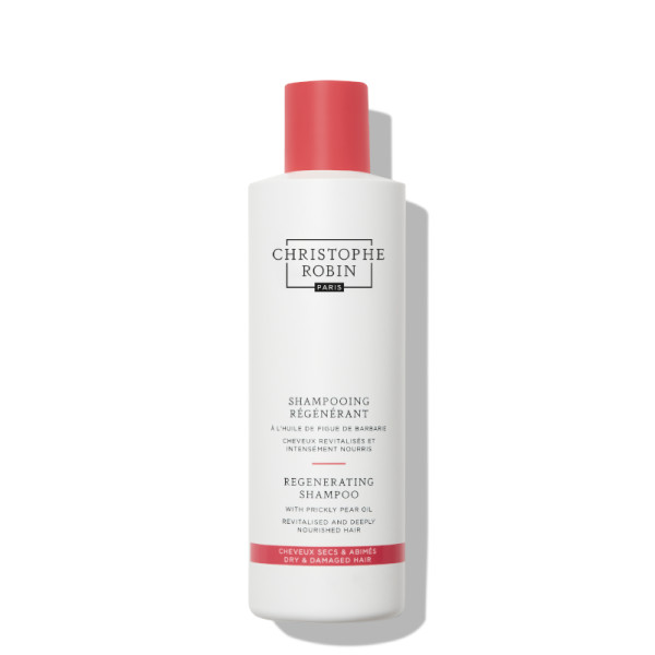 Christophe Robin REGENERATING SHAMPOO plaukus atkuriantis šampūnas su opuncijų aliejumi, 500 ml