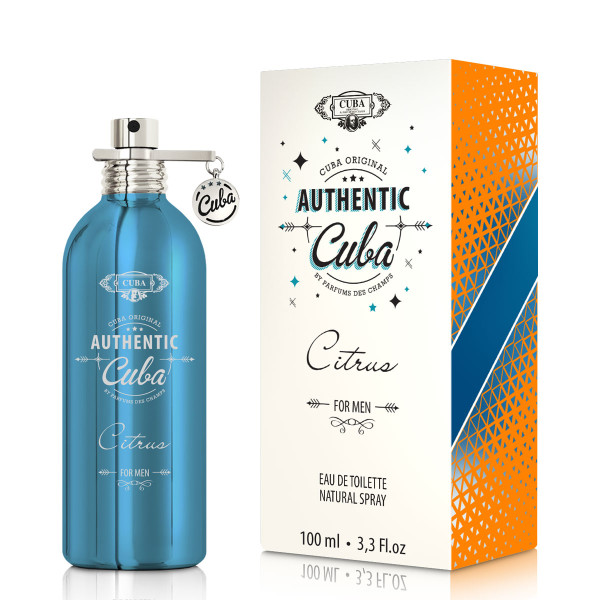 Cuba Authentic Citrus EDT tualetinis vanduo vyrams, 100 ml