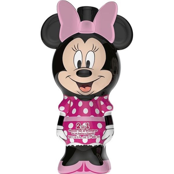 Disney Air-Val Shower Gel-Shampoo 2in1 Minnie Mouse šampūnas-dušo želė, 400 ml