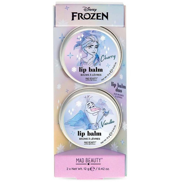 Disney Mad Beauty Frozen Lip Duo lūpų balzamų rinkinys vaikams, 2 x  12 g