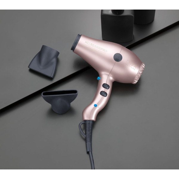 Diva Micro 5000 Millennial Pink Hair Dryer Millennial Pink plaukų džiovintuvas, rožinės spalvos