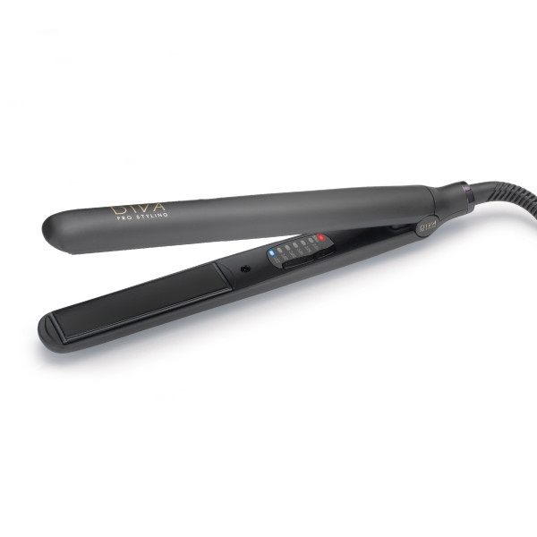 Diva Pro Digital Styler Straightener Onyx plaukų tiesinimo žnyplės, juodos spalvos