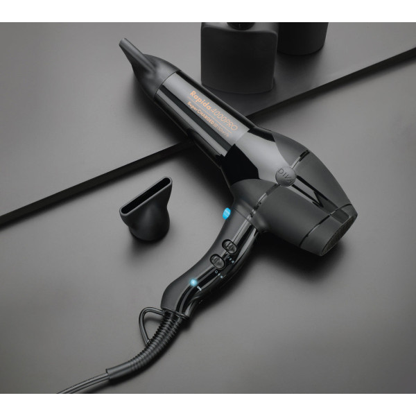 Diva Pro Styling Rapida 4000 Pro Hair Dryer Onyx plaukų džiovintuvas, onyx juodos spalvos