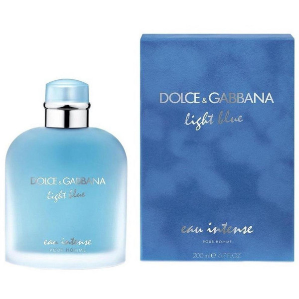 Dolce & Gabbana Light Blue Eau Intense Pour Homme EDP parfumuotas vanduo vyrams, 200 ml