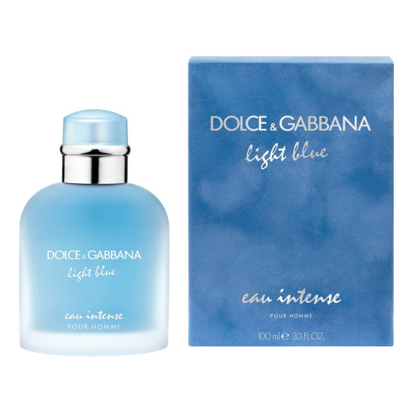 Dolce and Gabbana Light Blue Eau Intense Pour Homme EDP parfumuotas vanduo vyrams, 100 ml