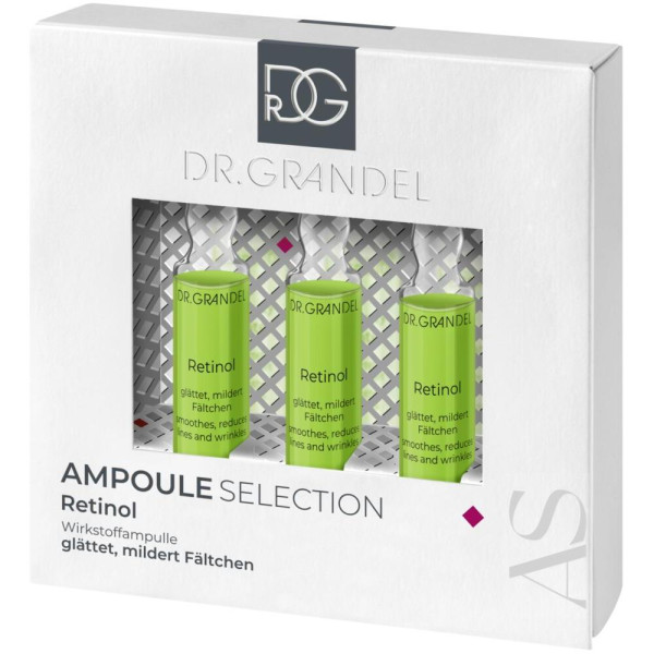 Dr. Grandel AMPOULES Retinol ampulės veidui, 3 x 3 ml