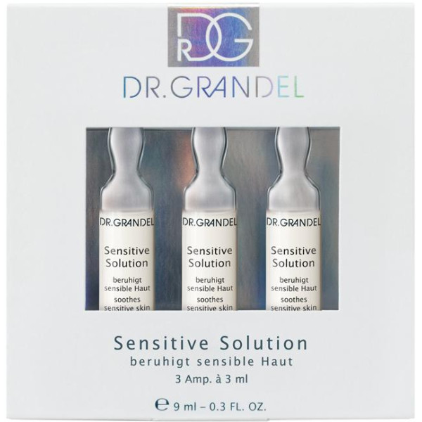 Dr. Grandel AMPOULES Sensitive Solution Ampollas ampulės veidui, 3 x 3 ml