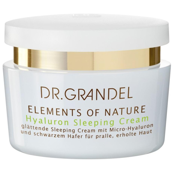 Dr. Grandel ELEMENTS Of NATURE Hyaluron Sleeping Cream drėkinantis naktinis veido kremas, 50 ml