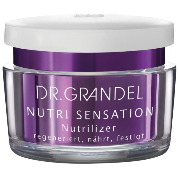 Dr. Grandel NUTRI SENSATION Nutrilizer Wrinkle Cream atkuriamasis kremas nuo raukšlių su peptidais ir aviečių sėklų aliejumi, 50 ml