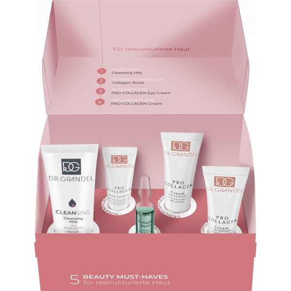 Dr. Grandel PRO COLLAGEN 5 Beauty Must-Have Kit veido priežiūros priemonių rinkinys