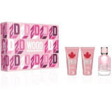 Dsquared2 Wood moterims (EDT, 50 ml + kūno losjonas, 50 ml +dušo želė, 50 ml)