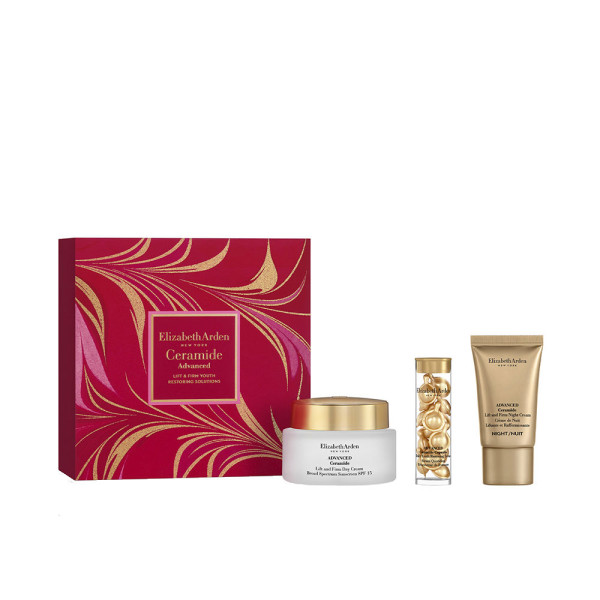 Elizabeth Arden LIFT & FIRM YOUTH RESTORING SOLUTIONS Advanced Ceramide 3-piece Gift Set veido priežiūros priemonių rinkinys